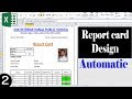 How to make a Student Report Card Automatic in excel