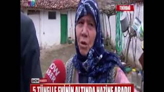 5 Tünelle Evinin Altında Hazine Aradı