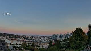 Seattle Sunset Timelapse | Bhy Kracke Park | October 16, 2026