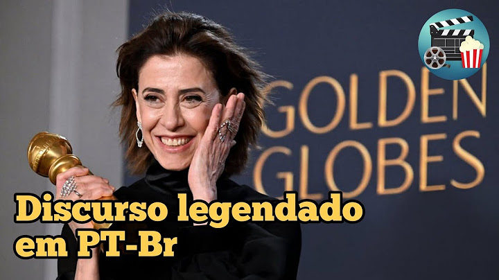 Fernanda Torres no Globo de Ouro 2025 - Discurso legendado em Português (Br)