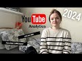YouTube Analytics with less than 1000 Subscribers 2024 plus Jan 2025 #analytics