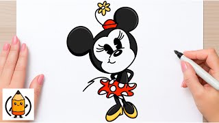 How To Draw Minnie Mouse | Step By Step screenshot 4