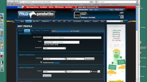 Walk through to signing up on GB