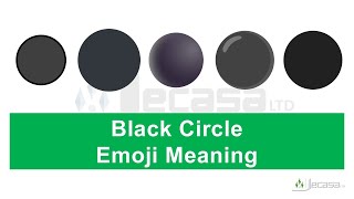 Black Circle Emoji ⚫ Meaning | Learning Emojis
