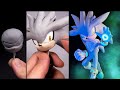 Remake Silver the Hedgehog with Clay /Sonic the hedgehog [kiArt]