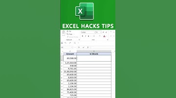 😱 How Do You Convert Numbers to Word in Excel 😱 Excel Hacks Pro #shorts #exceltutorial #exceltips