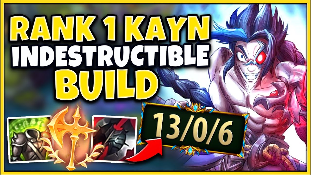 #1 KAYN WORLD THIS BUILD MAKES YOU LITERALLY INVINCIBLE - League of ...