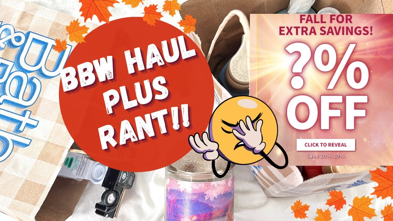 60 OFF BATH AND BODY WORKS FALL BODY CARE AND CANDLES PLUS MYSTERY FALL COUPON SAVINGS