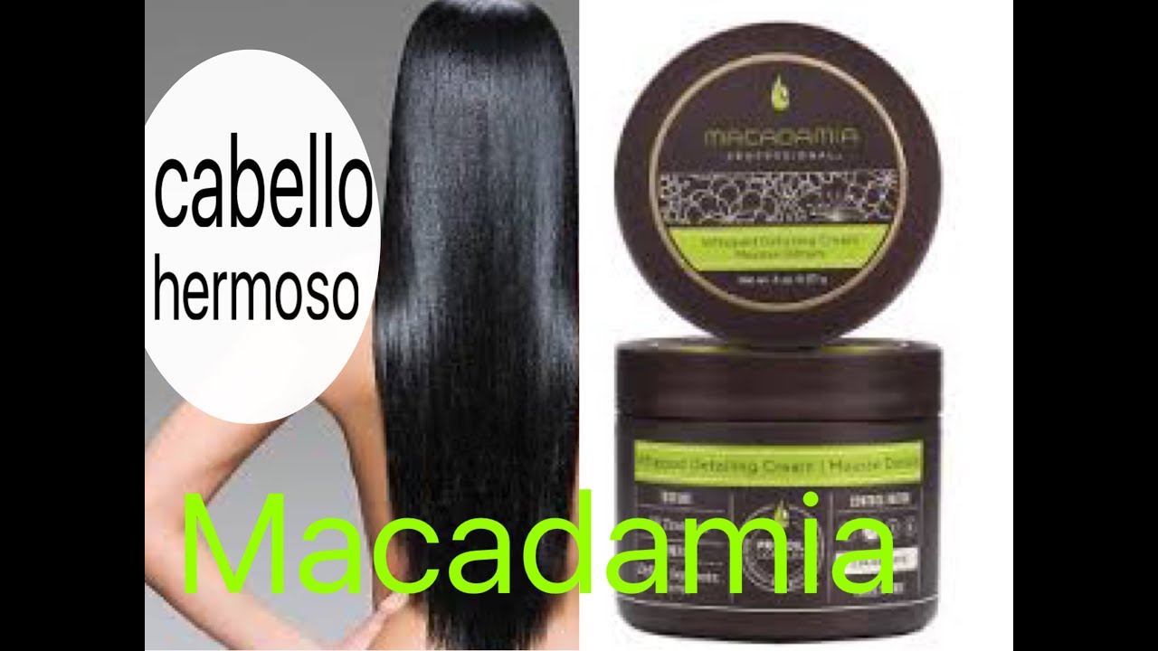 MACADAMIA para el maltratado/ tener un cabello hermoso - YouTube