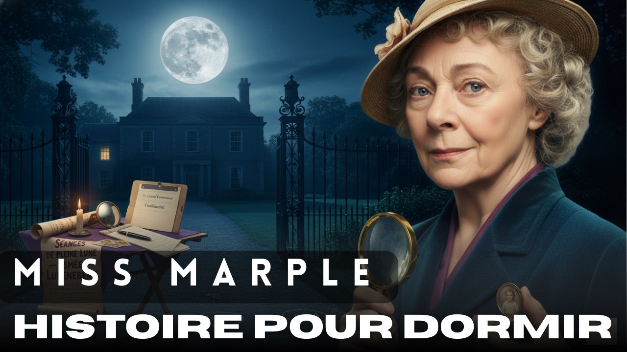 Miss Marple | 3H00 | La Prophétie de la Pleine Lune | Histoire pour dormir 🌙 Voix Homme