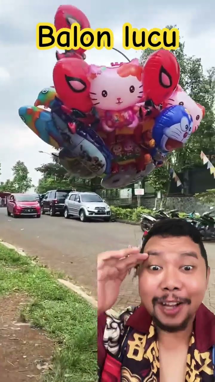 BALON LUCU KARAKTER ANAK!!!? #balonbalon #balon #shortsfeed #shorts