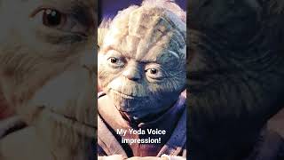 My Yoda voice impression! #starwars #acting #impressions