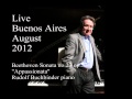 Capture de la vidéo Rudolf Buchbinder - Beethoven "Appassionata" Complete - Live Buenos Aires