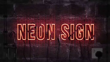 After Effect Free Template - Neon Logo Intro