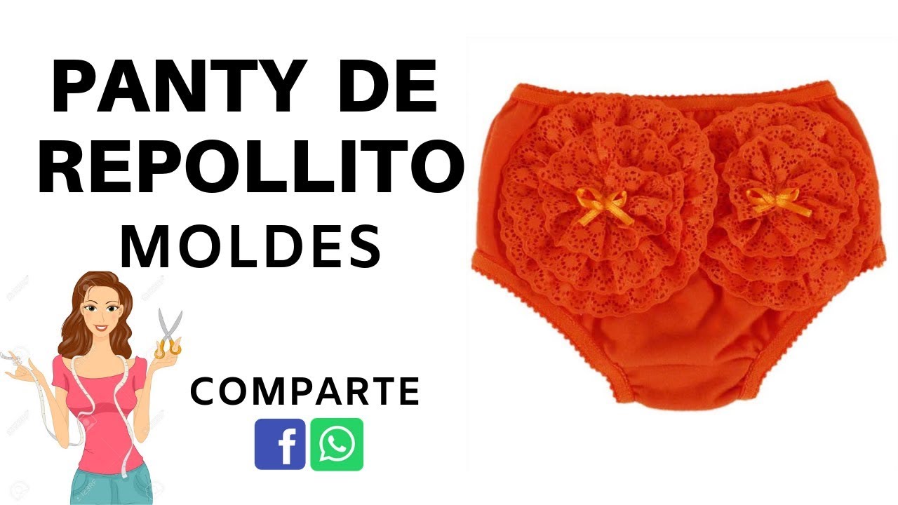como hacer panty de repolla  moldes / tutorial de costura
