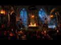 Witcher hall  medieval fireside music and ambience