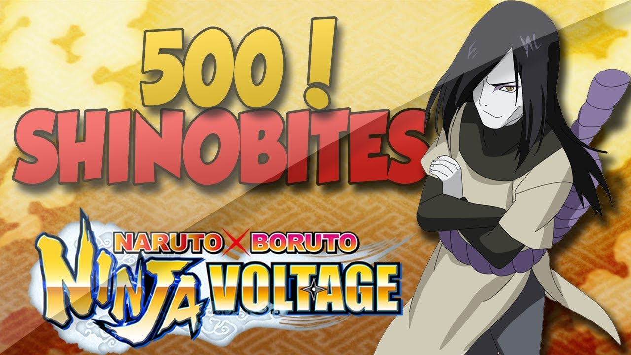 500 SHINOBITES INTO OROCHIMARU BANNER -  Naruto x Boruto Ninja Voltage HD