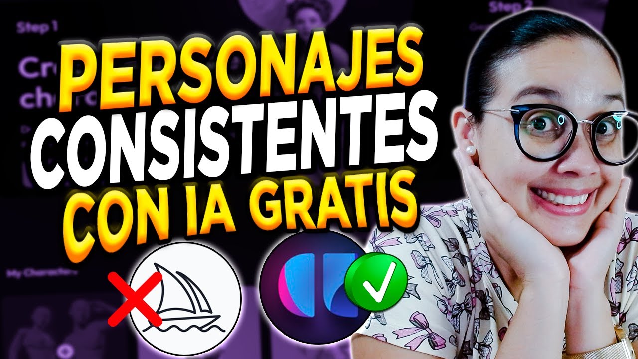 CREA PERSONAJES CONSISTENTES con NUEVA Herramienta de IA GRATIS (NO ES ...