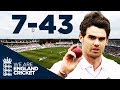 The King Of Swing At His Best | Anderson Takes Brilliant 7-43 v New Zealand 2008 - Full Highlights