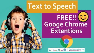 Google chrome FREE text to speech  Have the anything on the internet & PDFs read aloud