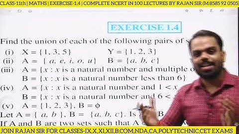 Exercise-1.4 class 11 Maths