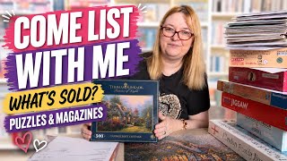 Come list with me! Listing jigsaws and magazines on vinted and what’s sold!? 