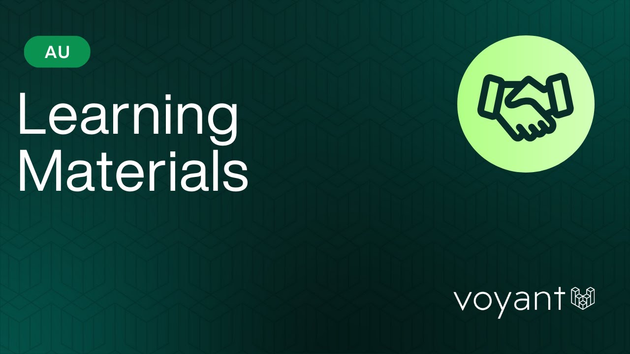 Introduction to Australia learning materials Voyant AdviserGo