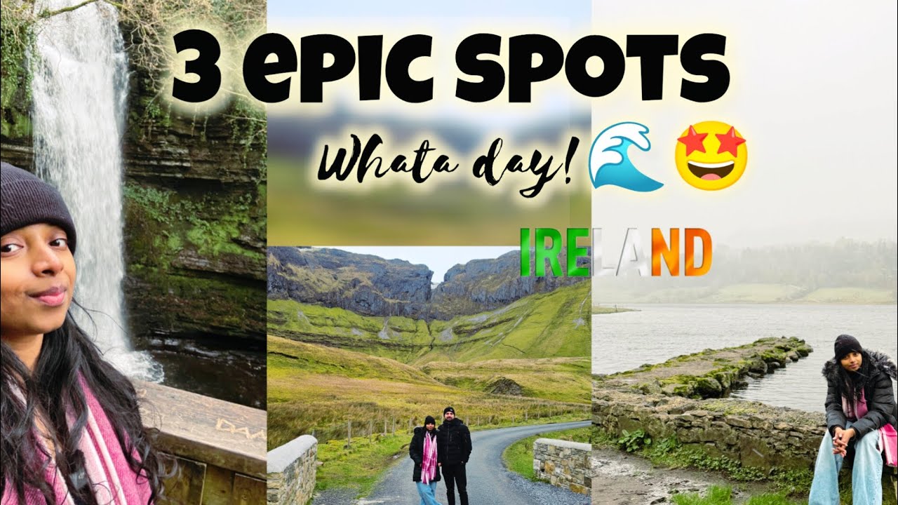 Fairy Bridge, Gleniff horseshoe drive & Glencar Falls| wild atlantic way | Lost Mic & Snow Surprise🌨