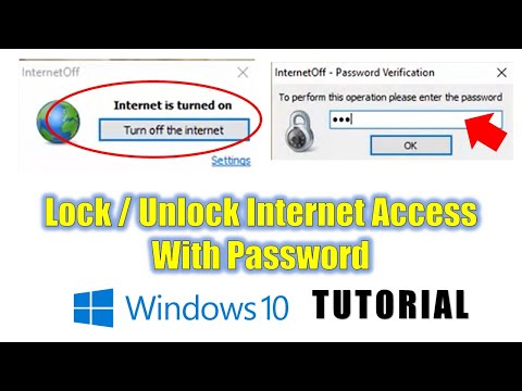 How to Password Protect Your Internet Connection in Windows 10 Tutorial