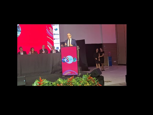 Presidente da AFISVEC ressalta a ação da entidade na enchente durante 8º Congresso Luso-Brasileiro.