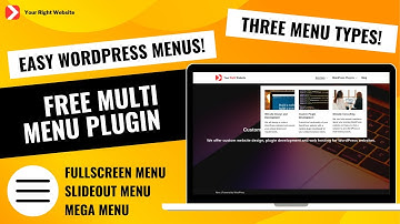 Multi Menu - The Easiest Free Mega Menu Plugin for WordPress!