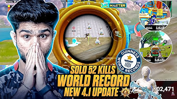 LolzZz Gaming | Solo 52 Kills in Classic Conqueror Lobby / World Record 4K