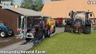 Preparing of Carrot Bags, Spreading Slurry│Hollandscheveld│FS 19│Timelapse #14