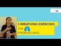 3 BREATHING EXERCISES FOR STRONG LUNGS