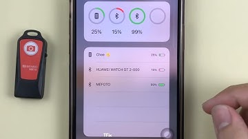 How to see % Battery of Bluetooth devices on iPhone 13 Pro Max IOS 15