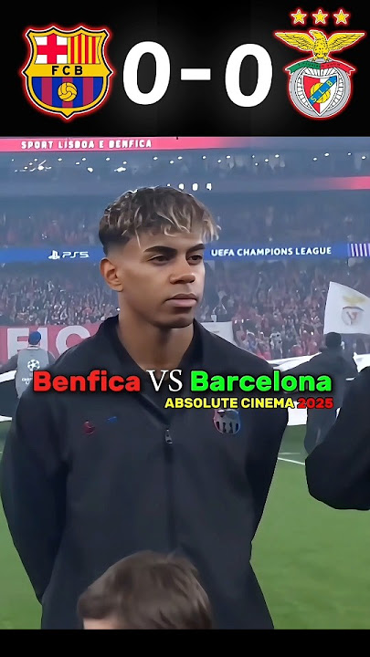 Barcelona vs Benfica (5-4)🔥2025 Great Comeback Match🤯