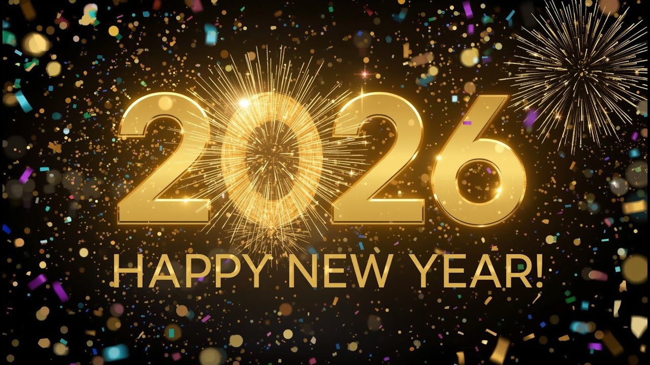 Happy New Year 2026 Video Song & Music | Spectacular Fireworks & Grand Celebration | REMIX EDITION