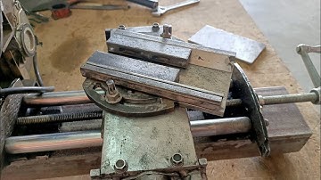 Homemade Mini Lathe Machine part 08.# Dovetail for compound slide A.