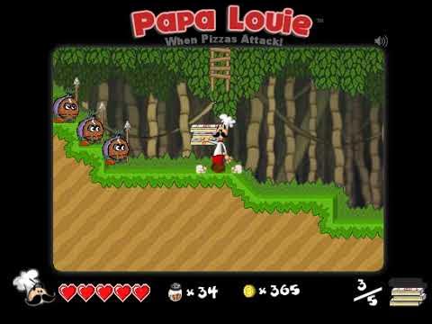 Papa Louie When Pizzas Attack Walkthrough Part 1 