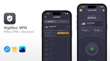 VigilSec VPN - SwiftUI VPN Source Code with Free 1 month VPN server and backend | Full Xcode Project