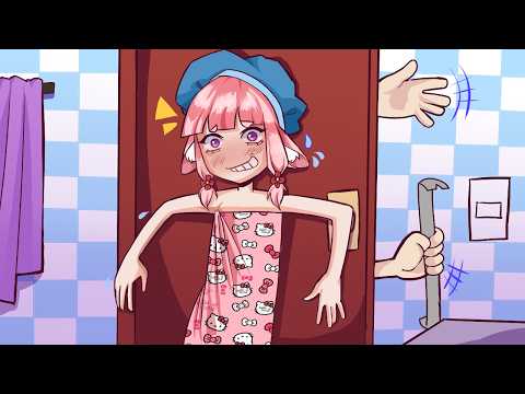The Day FIREFIGHTERS Saw Me in a TOWEL (animation)