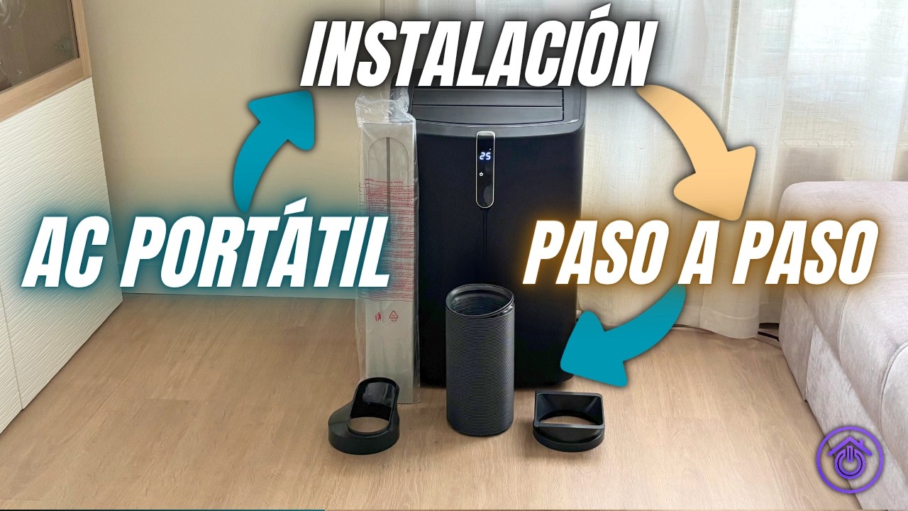 Reproducir vídeo sobre cómo instalar un aire acondicionado portátil