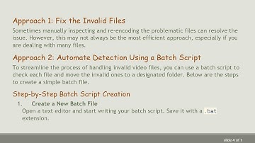 How to Solve Invalid Data Found When Processing Input Errors in FFmpeg Video Concatenation