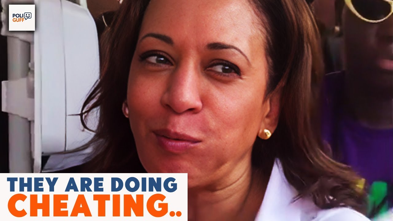 Kamala Harris CAUGHT in a  WORKING  Lunch Serving WORD Salad | PoliGuff