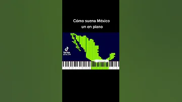 Como suena mexico en un piano