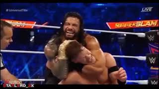 Roman Reigns vs John Cena universal champion full match