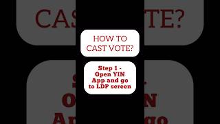 Empower your voice! Follow these steps to cast your vote on the YIN App and make a difference. #YIN screenshot 3
