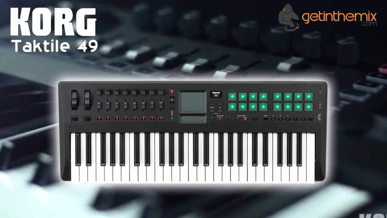 Korg Taktile 49 USB and MIDI Controller Keyboard