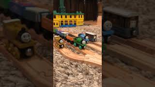 Thomas And Friends Wooden Railway - Train Stops Play Remake