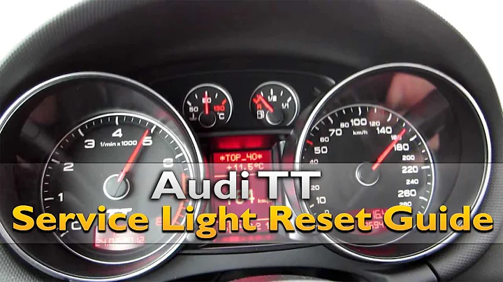 Audi TT Service Light Reset